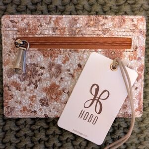Hobo Euro Slide Card Case In Sepia Bloom